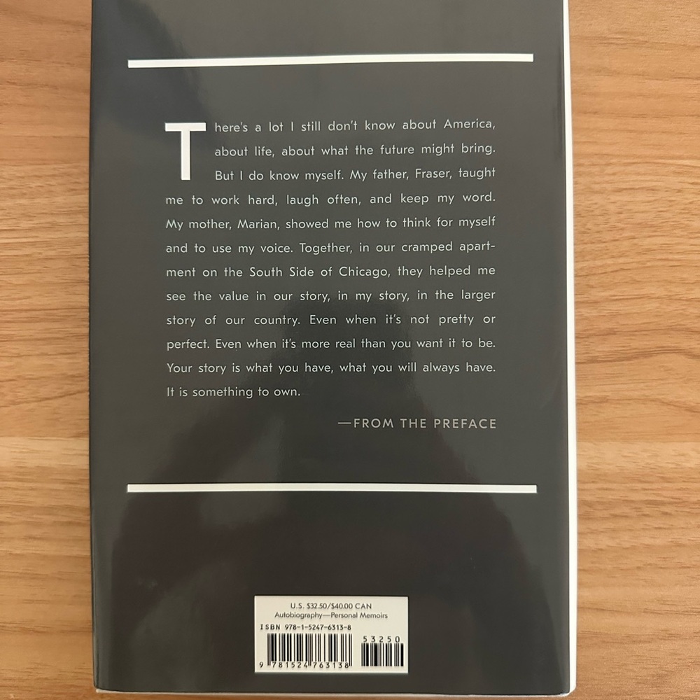 Becoming-Michelle Obama, Hardcover Book First Edition - Picture 2 of 3